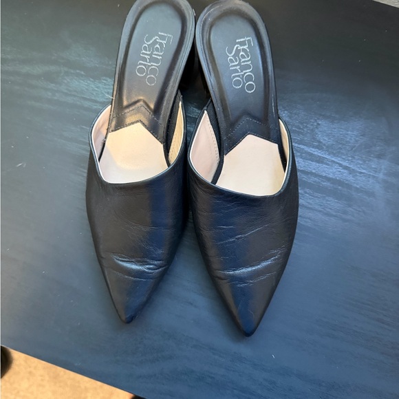 Franco Sarto Black Leather Mules - Picture 5 of 5